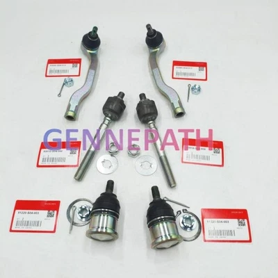 FOR HONDA CIVIC DEL SOL ACURA INTEGRA  6 pc FRONT TIE ROD KIT AND BALL JOINT OEM - Image 1 of 4