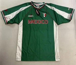 Maglia calcio vintage Fuerza International Mexico uomo verde medio nuova con etichetta - Foto 1 di 11