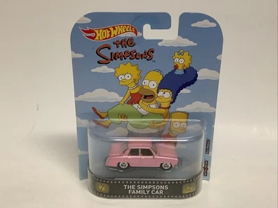 2017 Hot Wheels The Simpsons Family Car Real Riders Metal - Image 1 of 4