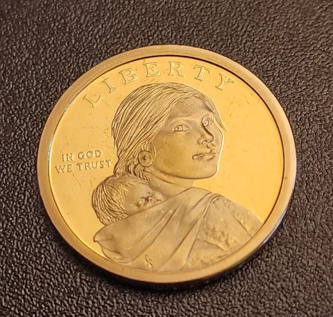 2009 S PROOF SACAGAWEA DOLLAR - From a proof set - FREE SHIPPING Cover