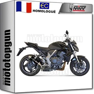 silencieux approuve gp acier noir mivv pour honda cb 1000 r 2010 10 2011 11 - Photo 1/4