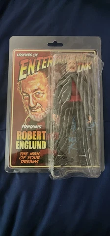 Robert Englund Freddy Krueger figure Signed LTD 200 N/Funko Neca Nightmare Elm Cover