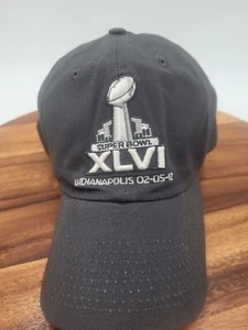SUPER BOWL XLVI 2012 HAT ADULT ONE SZ NFL FOOTBALL Giants Patriots Cap New - Picture 1 of 10