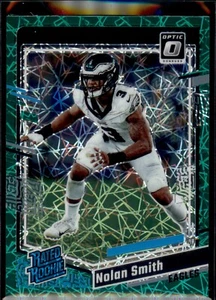 2023 Panini Donruss Optic - Rated Rookie Green Velo Prizm #283 Nolan Smith (RC) - Imagen 1 de 2
