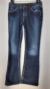 Silver Jeans Co Women's Actual 📏 29x32 Suki Blue Bootcut Denim Jeans  - Picture 1 of 10
