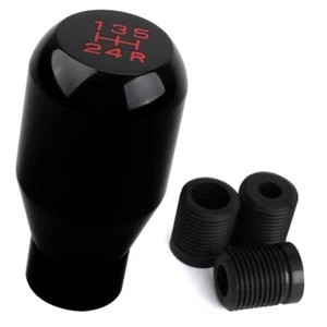 Black Knob For Universal Shift lever Manual 5-speed MT Car-Black F3P5 - Bild 1 von 3