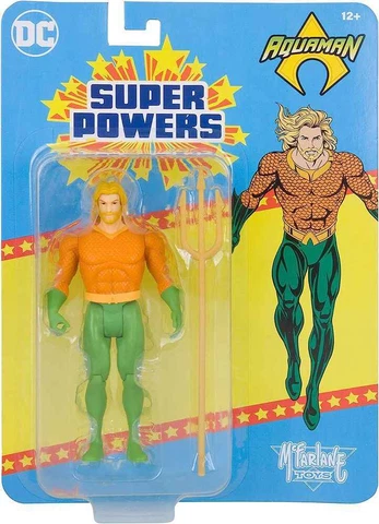 DC Collectibles Super Powers W4 Figure Aquaman (DC Rebirth) 5" Figure Mcfarlane Cover