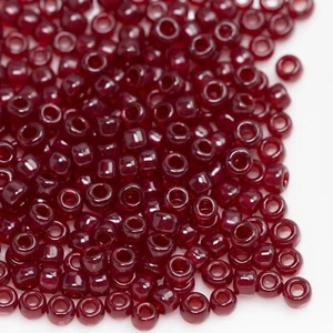 Toho Seed Beads 6/0 Garnet Transparent 15g 10107009 - Picture 1 of 1
