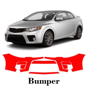 Front bumper PreCut PPF Paint Protection Film For KIA Forte Koup 2010-2013 - Picture 1 of 7
