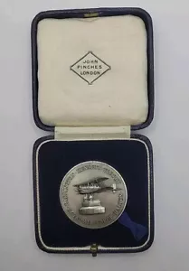1929 John Pinches Royal Air Force Shooting Winners No1 Wing Silbermedaille im Etui - Bild 1 von 12