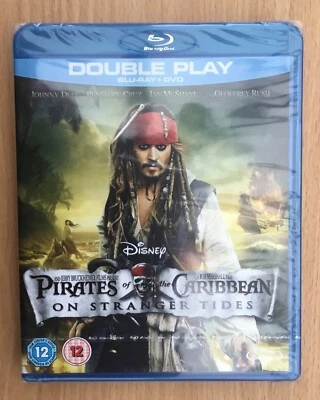 🌟PIRATES OF THE CARIBBEAN🌟DEPP🌟BLU RAY DVD🌟NEW AND SEALED🌟UK🇬🇧SELLER🌟 - Image 1 of 4