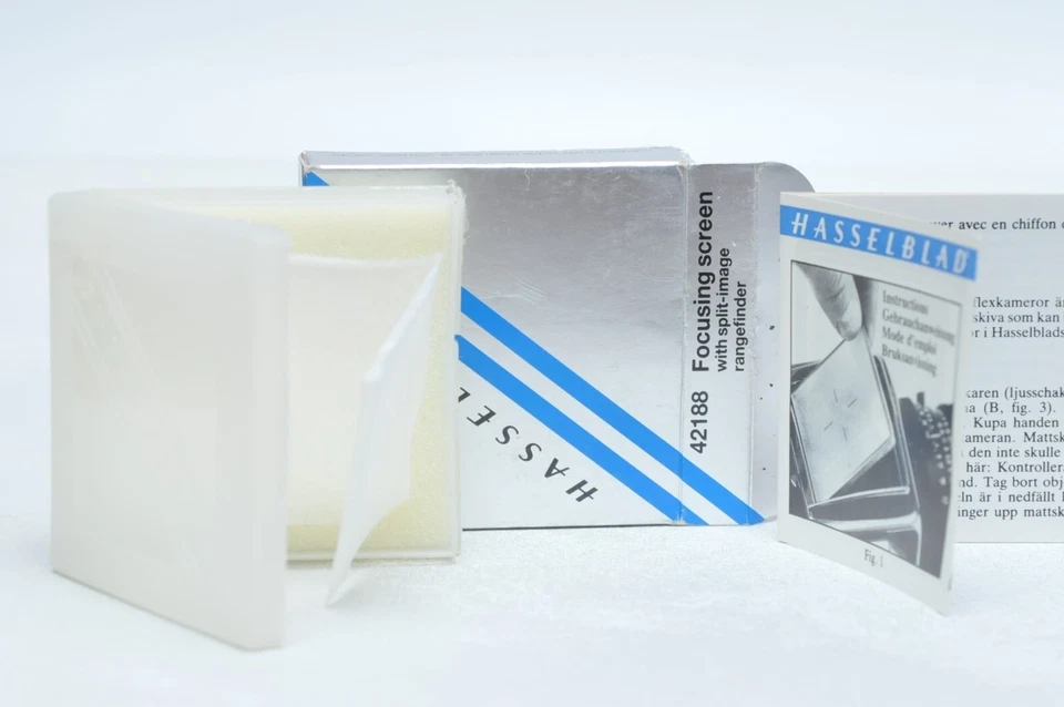 Empty Box Case for Hasselblad Focusing Screen 42188 With Manual & Hard Case - Image 1 of 1