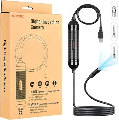 Autel MaxiVideo MV108S 8.5mm Borescope Inspection Camera Upgrade of MV108/ MV105 - Изображение 1 из 4
