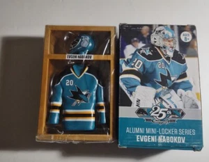 NHL San Jose Sharks 25th Anniv. #20 EVGENI NABOKOV Alumni Mini-Locker Series. - Picture 1 of 7