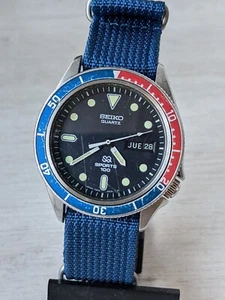 Vintage Herrenuhr Seiko Quartz Sports 100 Divers JAPAN 7546-603L T - Bild 1 von 24