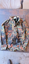 Vintage German Flektarn Camouflage Shirt Mens  Kohler GmbH 1998