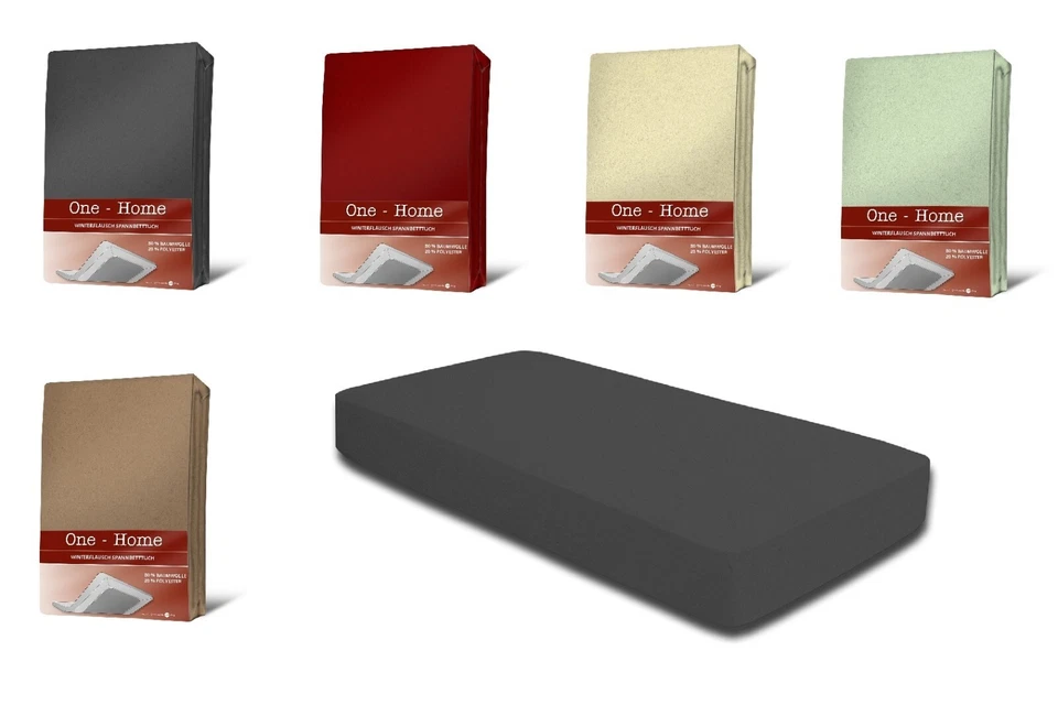 Winter Spannbettlaken Flausch Warme Fleece Baumwolle Bettlaken Spannbetttücher - Bild 1 von 1