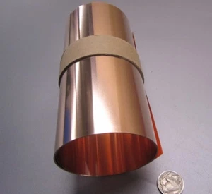 510 Bronze Unterlegscheibe 0,008 Zoll (+/-0,0004 Zoll) x 6,0 Zoll breit x 50 Zoll Länge - Bild 1 von 10
