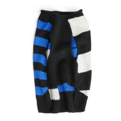 YOULY The Artist Black Stripe Dog Sweater, XX-Small - Image 1 of 4