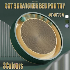40CM Magic Cat Scratcher bed Pad Toy Accordion Style Folding Lounge Cardboard AU - Picture 1 of 16
