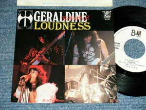 LOUDNESS Japan 1983 AH-283-B NM 7"45 GERALDINE / IN THE MIRROR - Imagen 1 de 6