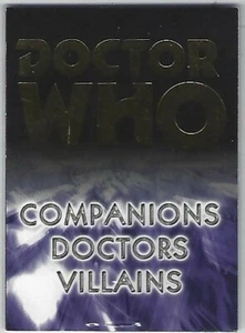DOCTOR WHO Compañeros-Médicos-Villanos (Trilogía) Promo B1 (2006) - Imagen 1 de 2
