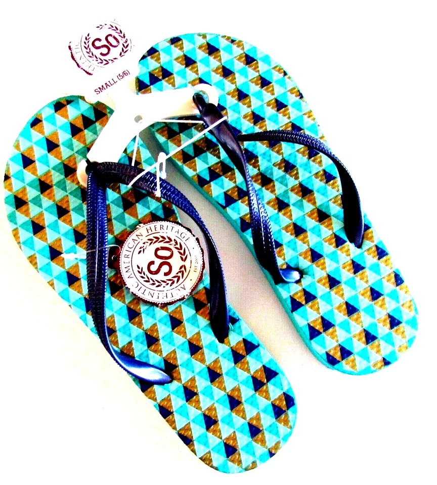 Chanclas geo sonoma azules mujer nuevas con etiquetas talla s 5/6 Foto 1 de 1