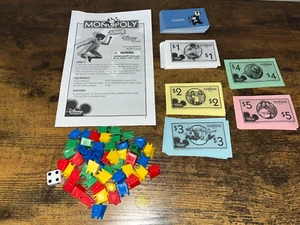 Monopoly Junior Disney Channel ed. Parts Instructions, TV houses (49), Chance, - Picture 1 of 1