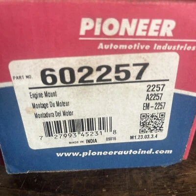 NOS PIONEER Motor Mount 602257 - Image 1 of 4