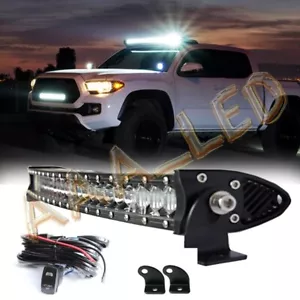 37inch Slim LED Light Bar Spot Flood Combo Work SUV Boat Offroad Driving ATV 4WD - Picture 1 of 16