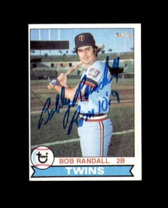 Bob Randall Signed Authentic 1979 Topps Minnesota Twins Autograph - Foto 1 di 2