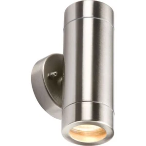 Knightsbridge IP65 Lightweight Stainless Steel Up and Down Light GU10 - WALL2L - Picture 1 of 1