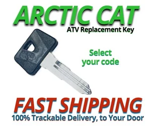 Arctic Cat Keys ATV Replacement Key Cut to your Code D39810-D59597 - Picture 1 of 3