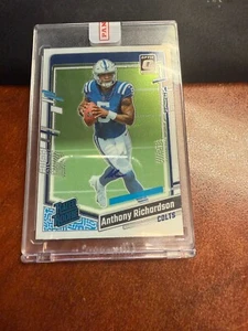 2023 Donruss Optic Anthony Richardson AUTO ON CARD Rated Rookie RPS/99 NO. 247 - Bild 1 von 2