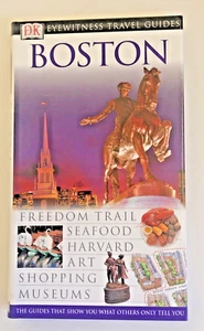 BOSTON Eyewitness Travel Guide Book Holiday Food Museums Art Shopping - Picture 1 of 6