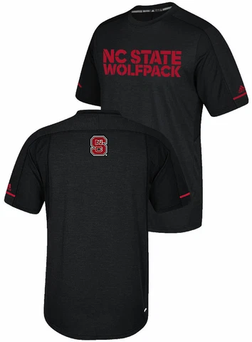North Carolina State Wolfpack Adidas Sideline Performance Shirt Cover