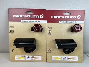 Blackburn 75 Lumens Front & Rear Bicycle Light Set - Pack of 2 - Picture 1 of 2