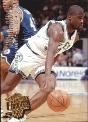 1994-95 Ultra Minnesota Timberwolves Basketball Card #110 Isaiah Rider  - Image 1 of 2