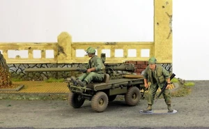 PreSale 1:35 ProBuilt Model M274 Mule w/106mm RR & Crew, Hue City 1968 (No base) - Picture 1 of 22