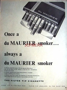 1955 Du Maurier Cigarette AD - Original Print ADVERT - Picture 1 of 1