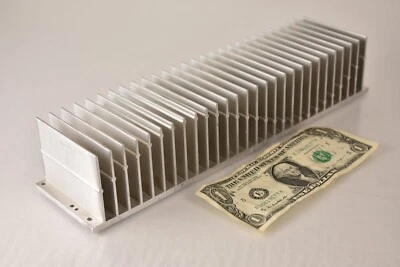 Amplificador de potência de radiador dissipador de calor de alumínio 320 mm x 80 mm x 61 mm grande - Imagem 1 de 4