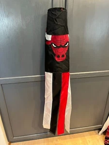 Chicago Bulls Basketball 40" Windsock Rare Vintage - Red White Black - Picture 1 of 4