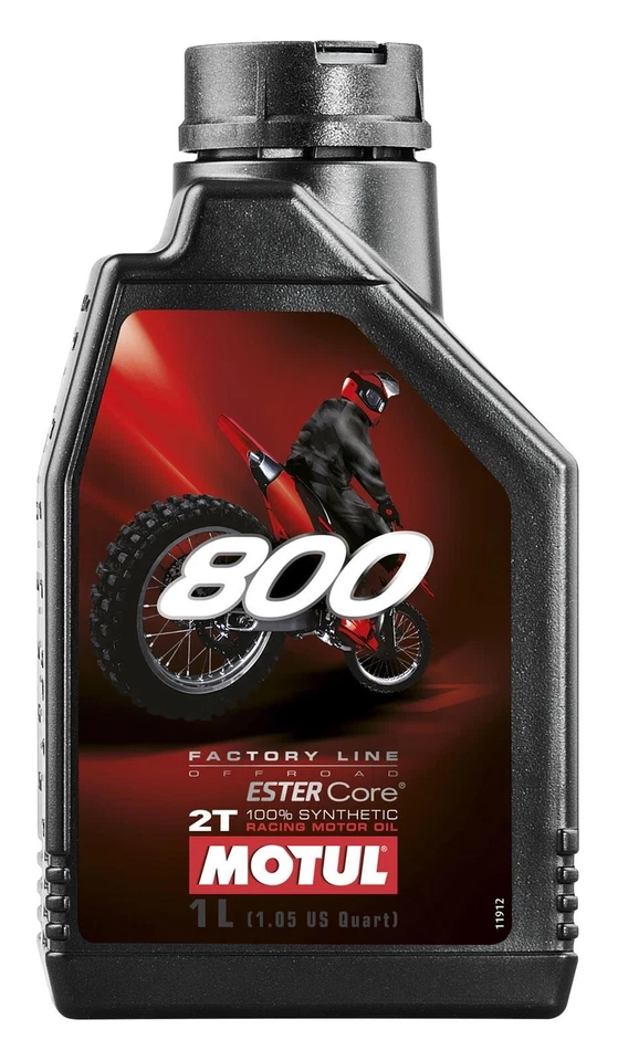 Motul 800 Off Road 2T Motocicleta Premezcla Solo Aceite LITRO CR YZ RM KX Beta KTM Foto 1 de 1