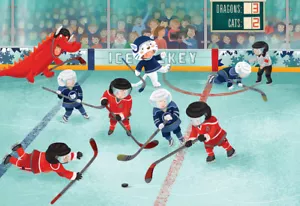 Eurographics Junior League Hockey 60 Piece Jigsaw Puzzle - Picture 1 of 2