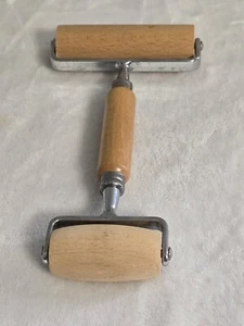 Wood Dough Pizza Roller Baking Cooking Vintage New Never Use - Picture 1 of 5
