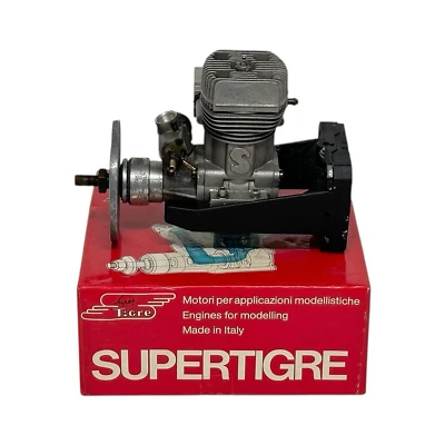 SUPER TIGRE S 75 K W/M RC MODEL AIRPLANE ENGINE - Image 1 of 4