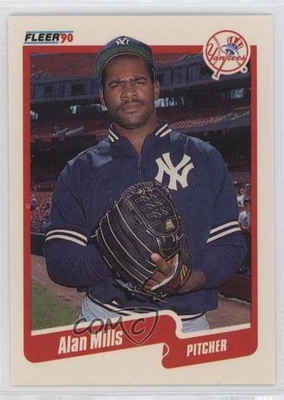1990 Fleer Update Box Set Wrong Back ( Back) Junior Ortiz Alan Mills Rookie RC - Image 1 of 2