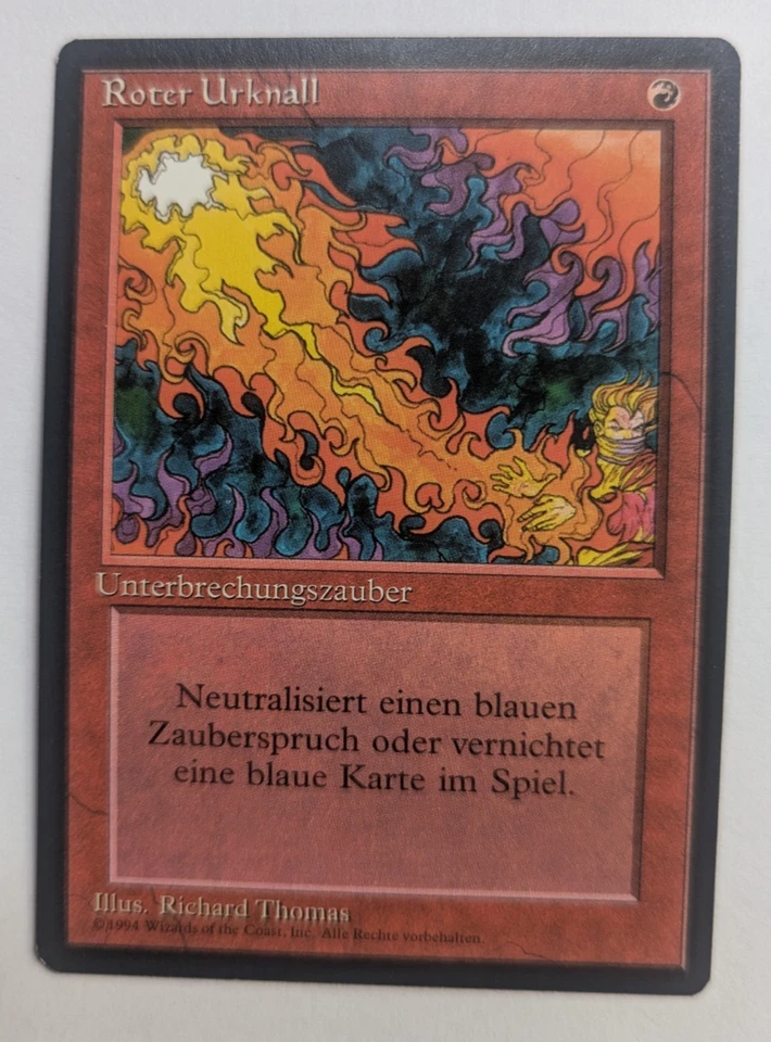Magic Mtg German Core Set 4th Edition FBB Red Elemental Blast   near mint - Image 1 of 1