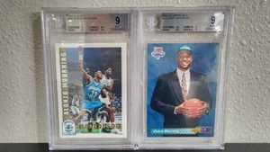 1992-93 NBA Hoops - Alonzo Mourning #361 (RC) And Upper Deck #2 - Foto 1 di 2