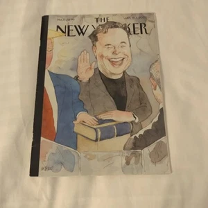 NEW YORKER Jan 20, 2025 "TWO'S A CROWD" ELON MUSK & DONALD TRUMP OLIGARCH - Picture 1 of 1